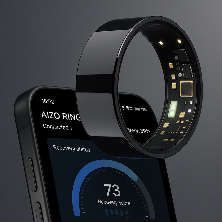 AIZO Smart Ring for Health & Activity Monitoring