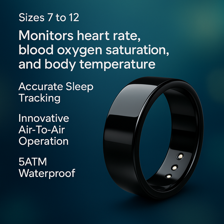 AIZO Smart Ring for Health & Activity Monitoring